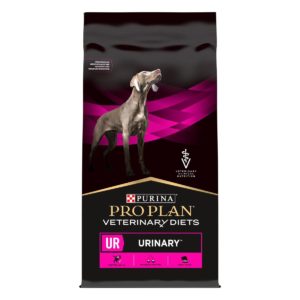Ξηρά Τροφή Purina Veterinary Diets Ur Urinary πλήρης κτηνιατρική δίαιτα που βοηθά στη διατροφική διάλυση ή/και στην πρόληψη του σχηματισμού ουρολίθων στρουβίτη στους σκύλους 12kgr