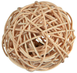 Μπάλα από Λυγαριά με Κουδουνάκι Trixie Διαστάσεων: 4cm