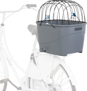 Καλάθι Μεταφοράς Σκύλου Trixie για Ποδήλατο, Διαστάσεων:36x47x46 cm, Γκρι