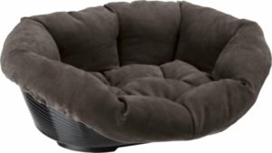 Μαλακό Κρεβατάκι με Πλαστική Βάση Ferplast Sofa - Prestige 6 Grey, Διαστάσεων: 73X55X27cm
