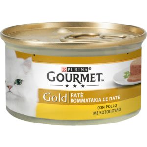 Υγρή Τροφή για Ενήλικες Γάτες Purina Gourmet Gold Πατέ με Κοτόπουλο 85 gr