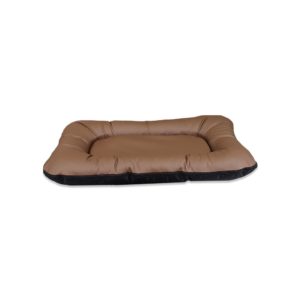 Κρεβατάκι Wiko Ponton imitation leather με Ανθεκτικό Αφαιρούμενο κάλυμμα Δερματίνης που καθαρίζεται εύκολα Small Καφέ Διαστάσεων (Μήκος 70 x Πλάτος 46 x Ύψος 10 cm)