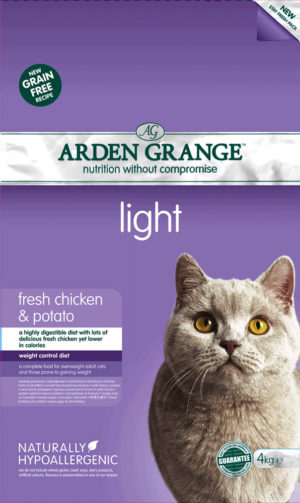 Ξηρά Τροφή Arden Grange Adult Light με Φρέσκο Κοτόπουλο & Πατάτα Adult Light Fresh Chicken & Potato (Grain Free) 4 kgr