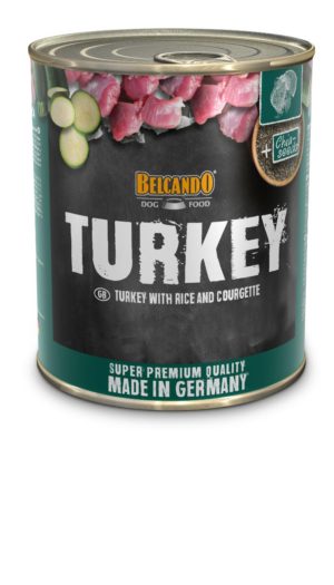 Υγρή Τροφή Belcando Grain Free Turkey Πατέ Χωρίς Σιτηρά με Γαλοπούλα , Ρύζι & Κολοκυθάκια 800 gr