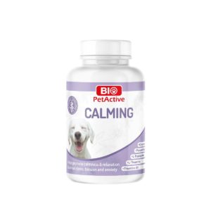 Bio PetActive Calming Φυσικό Συμπλήρωμα Διατροφής για την Αντιμετώπιση του Άγχους για Σκύλους, 60 Δισκία 90gr