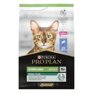 Ξηρά Τροφή Purina Pro Plan Sterilised Renal Plus Cat Κουνέλι 3kg