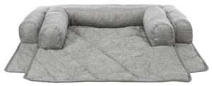Κρεβατάκι με Προστατευτικό Περίγραμμα Trixie Nero Furniture Protector Dog Bed, Διαστάσεων: 70x90cm, Ανοικτό Γκρι