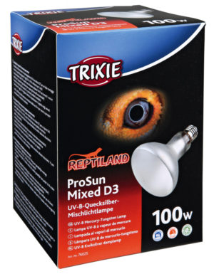 Trixie Λάμπα Θέρμανσης Prosun Mixed D3 Tungsten - Διαστάσεων: 95X130Mm, Απόδοση: 100W