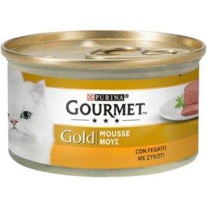Υγρή Τροφή για Ενήλικες Γάτες Purina Gourmet Gold Μους με Συκώτι 85 gr
