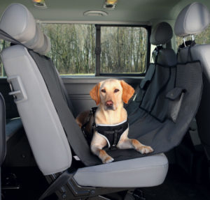 Κάλυμμα Αυτοκινήτου Trixie Car Seat Cover, Διαστάσεων:1,40x1,45 m, Μαύρο/Μπεζ