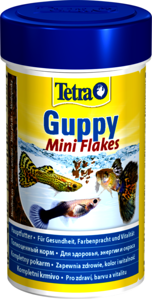 Πλήρης Τροφή για Σμηνόψαρα Tetra Guppy Mini Flakes 100ml/30gr