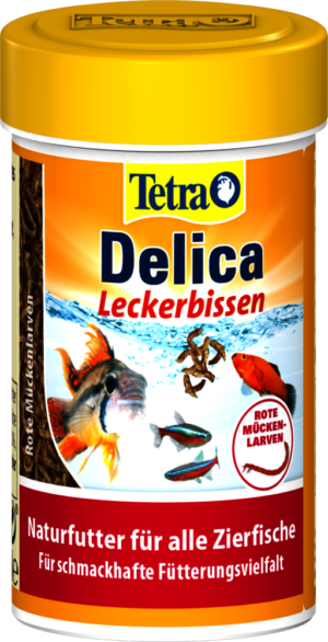 Λιχουδιά για Τροπικά Ψάρια Tetra Delica Blood Worms 100ml