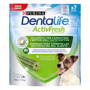 Οδοντικό Καινοτόμο Σνακ για Ενήλικους Σκύλους Purina Dentalife Activefresh κατά της Κακοσμίας για Μικρόσωμες Φυλές 115gr