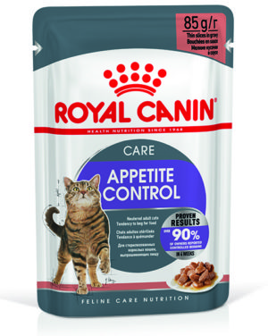 Φακελάκι Royal Canin Appetite Control Care Gravy Κομματάκια σε Σάλτσα 85gr