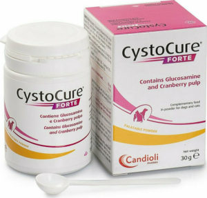 Candioli CystoCure Forte Powder για την Υγεία του Ουροποιητικού Συστήματος σε Σκύλους και Γάτες 30gr
