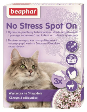 Αμπούλες Κατά του Στρες Beaphar - No Stress Spot On για Γάτες