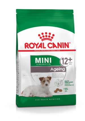 Ξηρά Τροφή Royal Canin Mini Ageing+12 για Ηλικιωμένους Σκύλους Μικρόσωμων Φυλών (Μέχρι 10 Kg) 1.5kgr