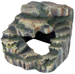 Trixie Διακοσμητικός Γωνιακός Βράχος με Σπηλιά και Πλατφόρμα Διαστάσεων:19x17x17cm