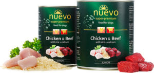 Υγρή Τροφή σε Κονσέρβα Nuevo Junior Κοτόπουλο και Μοσχάρι για Κουτάβια 800gr (7935)