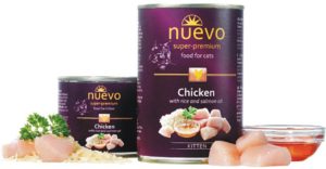 Κονσέρβα για Γατάκια Nuevo με Κοτόπουλο, Ρύζι & Έλαιο Σολομού 400gr