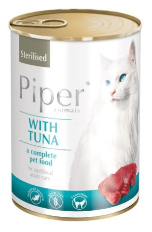 Κονσέρβα Piper Cat Adult Sterilized, Τόνος, 400gr