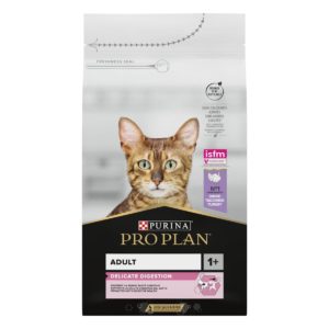 Ξηρά Τροφή Purina Pro Plan Delicate για την υγεία των νεφρών σε ενήλικες γάτες με ευαίσθητη πέψη Γαλοπούλα 1.5kgr