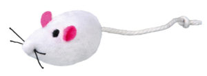 Παιχνίδι Trixie Ποντίκι με Κουδούνι Άσπρο/Γκρι (5cm)