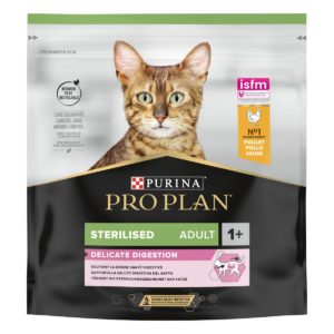 Ξηρά Τροφή Purina Pro Plan Sterilised Delicate Digestion Cat για Yγιή Πέψη σε Στειρωμένες Ενήλικες Γάτες, με Κοτόπουλο 400gr