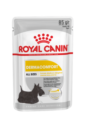Φακελάκι Royal Canin Dermacomfort για Ενήλικες Σκύλους με Ευαισθησία σε Δερματικούς Ερεθισμούς 85gr