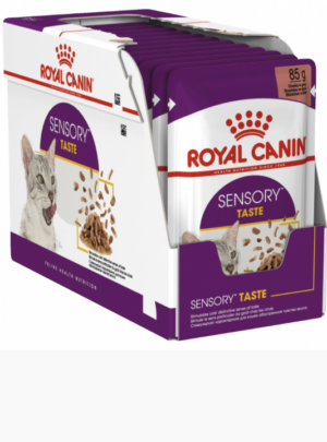 Φακελάκι Royal Canin Sensory Taste Gravy Κομματάκια σε Σάλτσα, Economy Pack 6 Τεμ. x 85gr