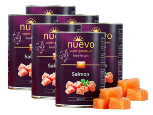 Κονσέρβα Γάτας Nuevo Adult Σολομός Salmon Economy Pack 6 Τεμ. x 400gr