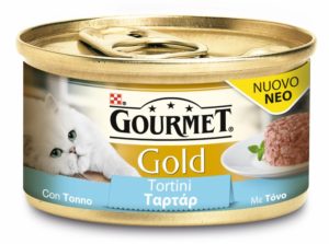 Υγρή Τροφή για Ενήλικες Γάτες Purina Gourmet Gold Ταρτάρ με Τόνο 85 gr