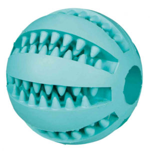 Μπάλα Παιχνίδι σκύλου Μπέιζμπολ Denta Fun Ball, με γεύση μέντας Διαστάσεων:6cm