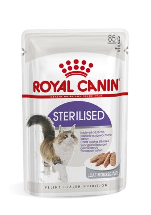 Φακελάκι Royal Canin F.Wet Sterilised Loaf Ψιλοκομμένες Φέτες σε Πατέ 85gr