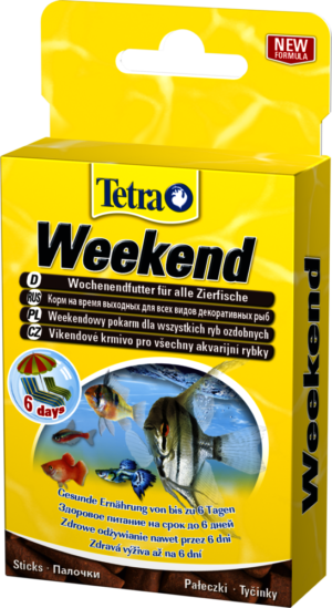 Τροφή Διάρκειας για Τροπικά Ψάρια Tetra Min Weekend Sticks 10 Τεμάχια/9gr