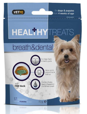 Λιχουδιά Healthy Treats Breath & Dental για Σκύλους & Κουτάβια 70gr