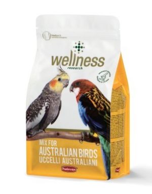 Πλήρης Τροφή Padovan Wellness Mix για Αυστραλέζικα Παπαγαλάκια - 850Gr