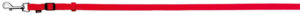 Λουρί Trixie Classic, Διαστάσεων: 1.20 έως 1.80m/ 15mm, Extra Small/Small - Κόκκινο
