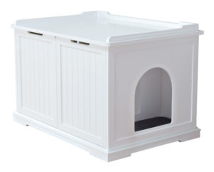Σπίτι Γάτας Trixie για Αμμολεκάνη, Διαστάσεων:75x51x53cm, Λευκό