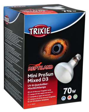 Trixie Λάμπα Θέρμανσης Prosun Mixed D3 Tungsten - Διαστάσεων: 80X108Mm, Απόδοση: 70W