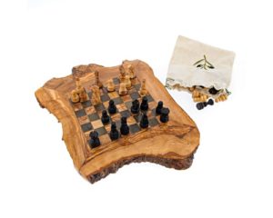 Σκάκι από Φυσικό Ξύλο Ελιάς