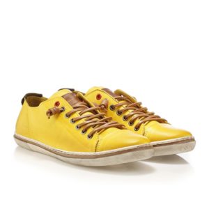 Ανδρικό sneaker Urbanfly φλούο κίτρινο