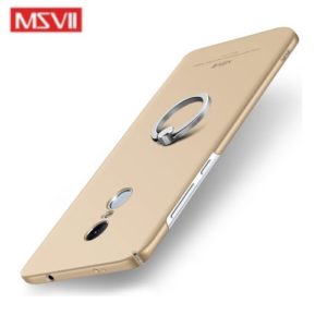 MSVII Ματ Backcover Θήκη (Xiaomi Redmi Note 4X) (Snapdragon) (Gold-Ring)