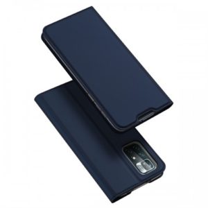 Dux Ducis Skin Pro Δερμάτινη Μαγνητική Θήκη Πορτοφόλι με Βάση Στήριξης για Redmi Note 11/ Note11T 5G/ Poco M4 Pro 5G - Μπλε