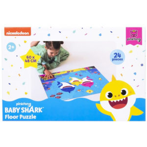 Παιδικό προστατευτικό για πάτωμα παζλ 24 τεμαχίων διάσταση 60 x 48 εκατοστά Baby Shark Floor puzzle DUR-3360
