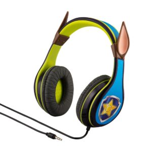 eKids Paw Patrol Chase Ενσύρματα Ακουστικά με ασφαλή μέγιστη ένταση ήχου για παιδιά και εφήβους PW-140CH ΜπλεΚίτρινο