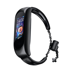 Bracelet Λουράκι Μεταλλικό για Xiaomi Mi Band 6 5 4 3 Μαύρο OEM