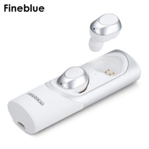 Fineblue RWS - X8 white TWS Twins True Wireless Bluetooth V5.0 Earbuds with Charging Base