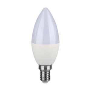 V-TAC Λάμπα LED Κερί E14 Samsung Chip SMD 4.5W θερμό λευκό 3000K