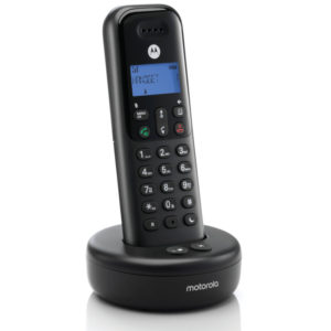 Motorola T511+ Black Ελληνικό Μενού Ασύρματο τηλέφωνο με τηλεφωνητή φραγή αριθμών ανοιχτή ακρόαση και Do Not Disturb